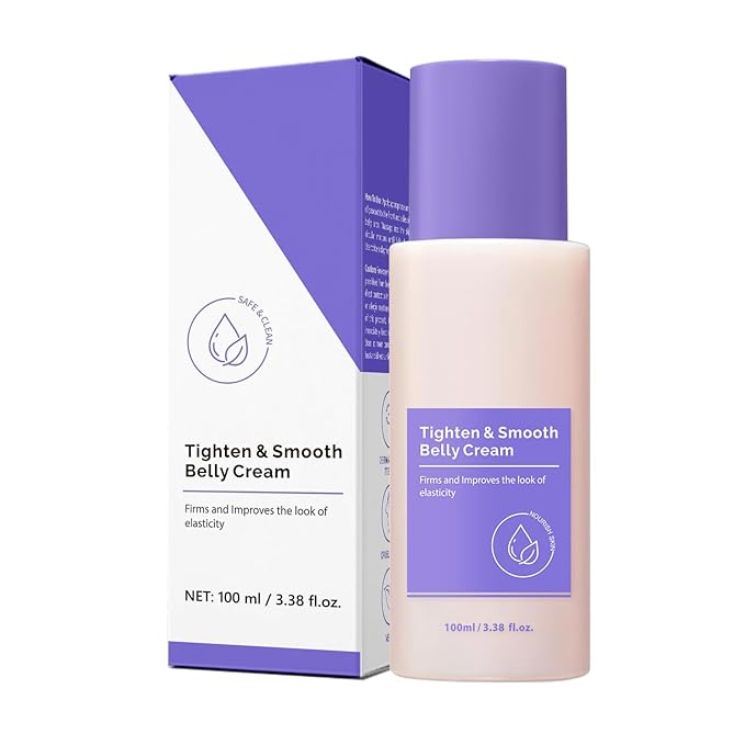 Tighten & Smooth Belly Cream - Tighten and Lift Neck Cream, Advanced Firming Lotion for Arms, Butt & Thighs | Visibly Lift Loose Skin, Improve Elasticity & Tone