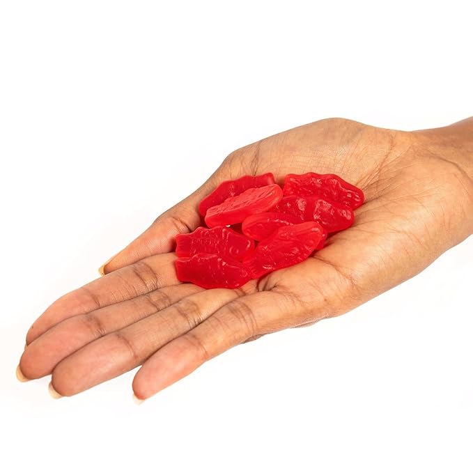 Bulk Gummy Fish Candy 4 Pound Bag - Soft & Chewy Berry Flavored Fish-Shaped Candies - Classic Fruity Treat for Parties, Candy Buffets & Snacks