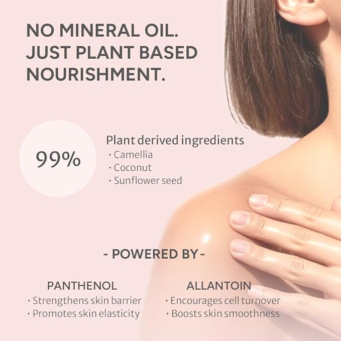 Firming Oil for Face & Body (1.69 fl oz) | For Pregnancy, Postpartum, Stretch Marks, Scars, Mature Crepey Skin, Glass Skin | Korean Skincare | Ultra Clean - Pregnancy-Safe - No Mineral Oil