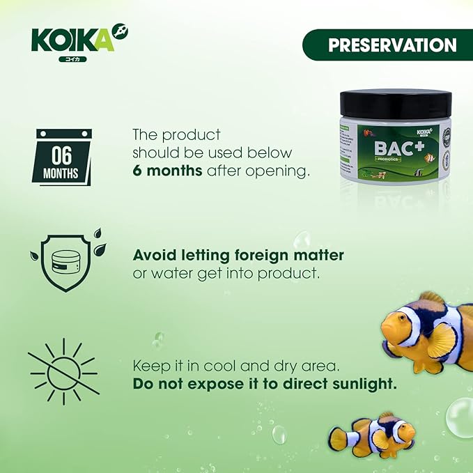 KOIKA BAC+ Powder probiotics, Pleasant Smell, Higher Probiotic, Immunity Boosting, Disease Resistance (BAC+(Powder), 2.82 oz)