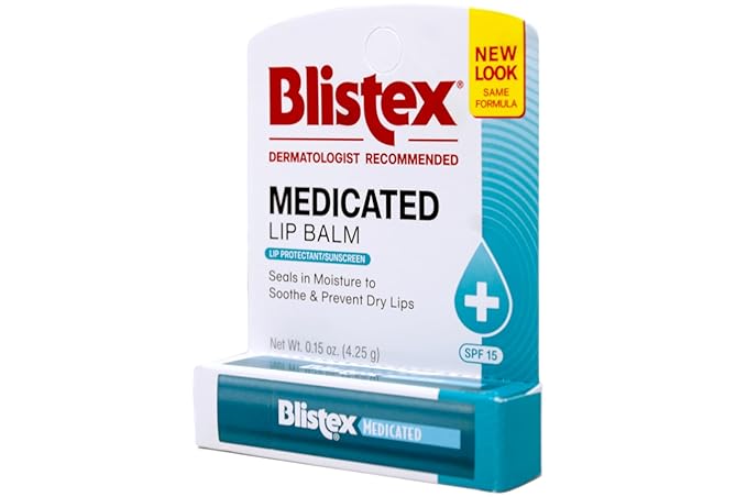 Blistex Medicated Lip Balm, SPF 15-0.15 Ounces
