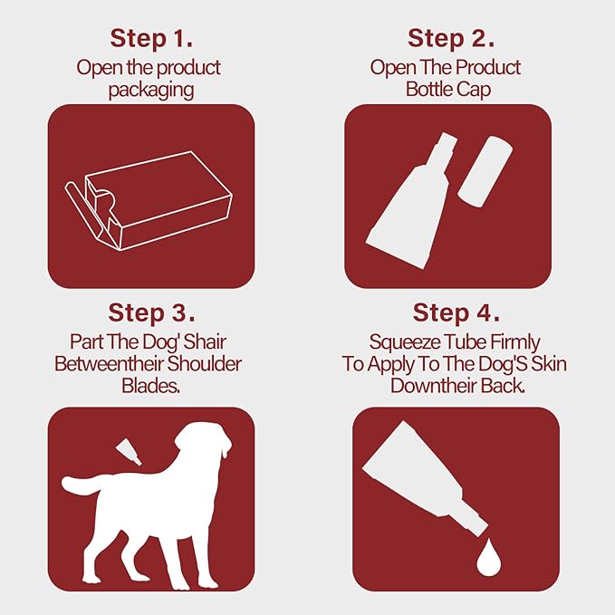 Flea and tick Prevention for Dogs - Suitable for Dogs Weighing 89 to 132 pounds-Nutritional Supplements.