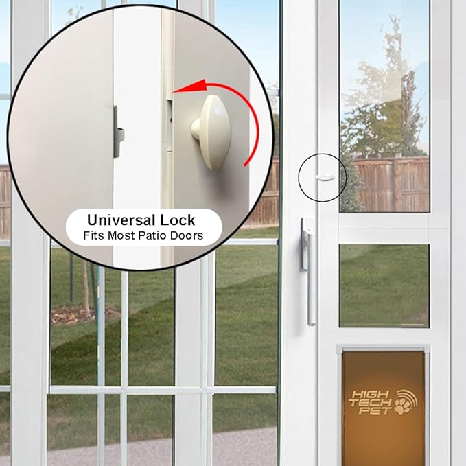 High Tech Pet DuraFlex Premium Patio Pet Doors (Tall Height, Medium)