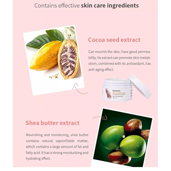 Skin Revival Advanced Anti Stretch Mark, Acne & Scar Cream - Moisturizing, Nourishing, Even Toning and Cocoa Butter & Shea Butter Infused, 4 oz.