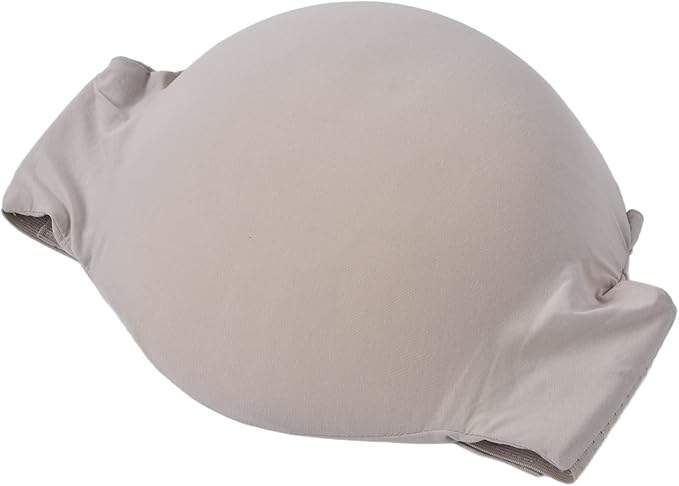 Eujgoov Fake Pregnant Belly Silicone Pregnant Bump Lightweight for Women L-Color