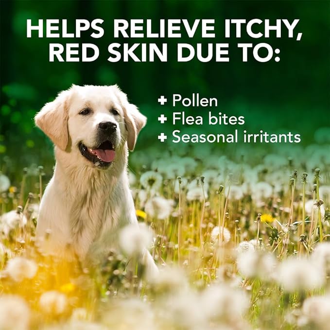 Vet's Best Allergy Relief Dog Shampoo – Oatmeal and Aloe Formula for Itchy Skin and Seasonal Allergies – Soothing Anti-Itch Shampoo for Dogs with Dry, Sensitive Skin – 16 oz
