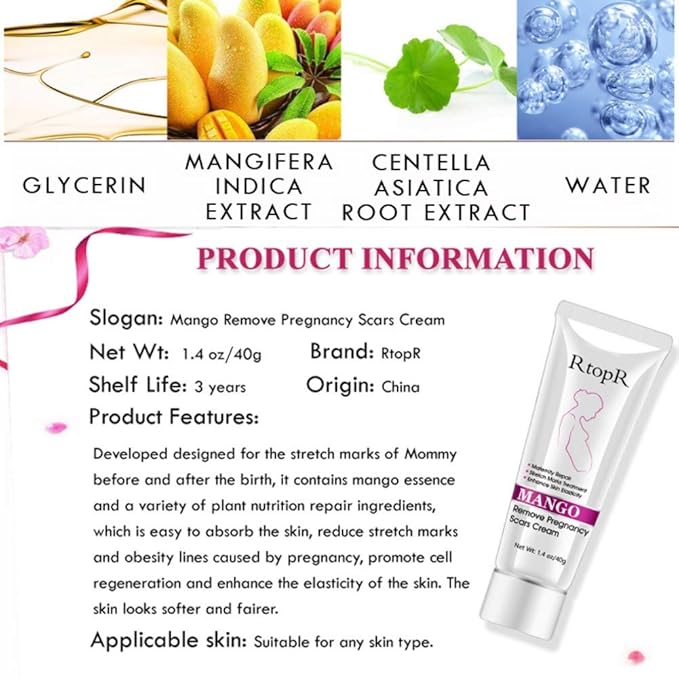 Ofanyia Stretch Mark Removal Cream Repair Scars Stretch Marks Remove Pregnancy Scar Cream