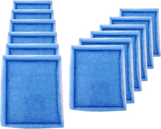 10-20 Gallon Aquarium Filters EZ-Change #2 Filter Cartridge fit Aquarium Filter Cartridge 10 to 20 Power, for Healthier Fish (12 Pcs)