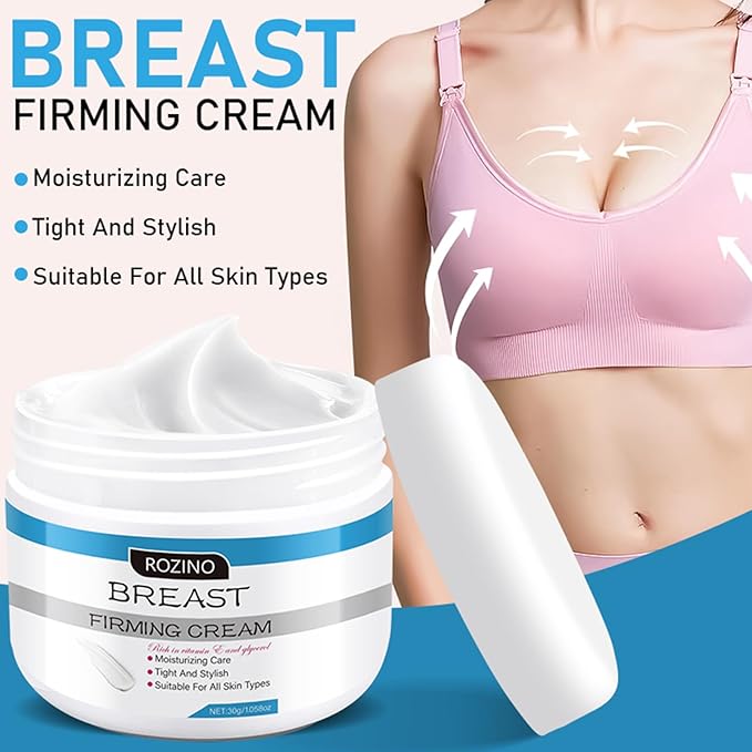 Breast Firming Cream - 30g Moisturizing Breast Cream with Vitamin E & Glycerol for Firmness, Lifting & Toning - Suitable for All Skin Types, Nourishing Self-Care for Breasts (1.058OZ)