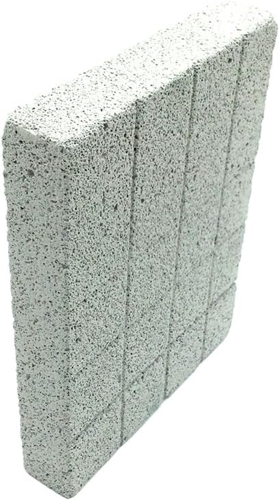 Shelltech Small Animal Grinding Lava Stone, Hamster Grinding Claw Pad Grinding Teeth Block for Hamster Chinchilla Rabbit (5.9"*4.7"*0.98")