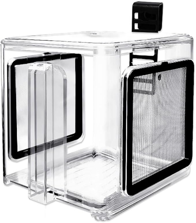 Fish Breeding Box, Acrylic Fish Isolation Box Hanging Aquarium Hatchery Tank for Freshwater Seawater Fish Tank Aquarium