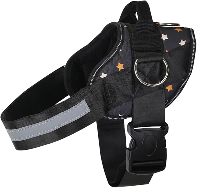 Joyride Basic Essential Dog Harness 1.0 - Small, Medium, Large Dogs, No-Pull Pet Vest with 3 Side Rings for Leash Placement, Adjustable for Training, Walking, Running, No-Choke
