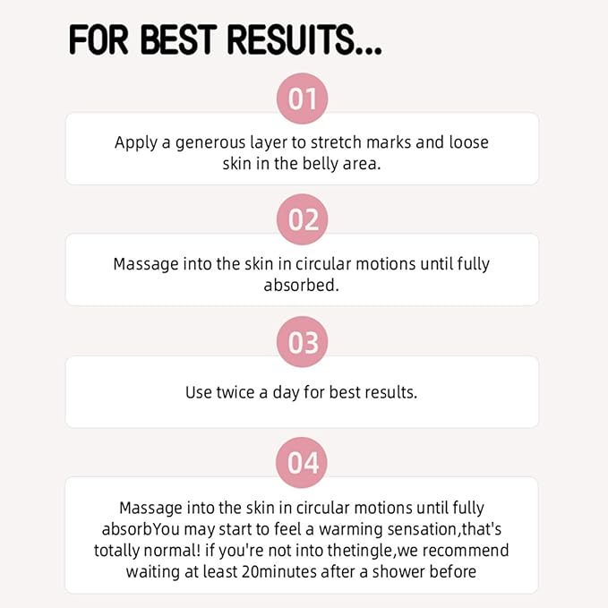 Cosmetics B FLAT Belly FirmingCream Skin TighteningCream For Stomach Moisturizing & Firming Stretch MarkCream & Tummy Lotion 100ml (1, insipidness)