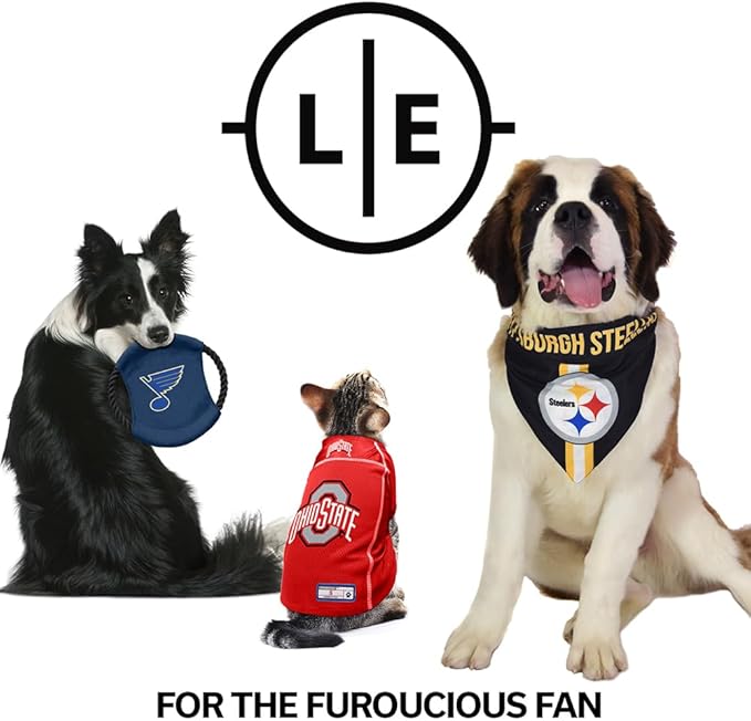 Littlearth NFL Baltimore Ravens Premium Pet Jersey, Team Color, Large