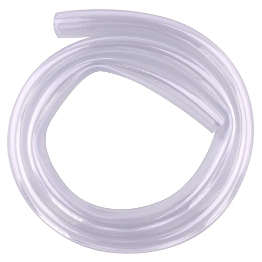 DERNORD PVC Tubing 1"ID X 1 1/4"OD Flexible Clear Vinyl Hose 5 Feet for Food Grade