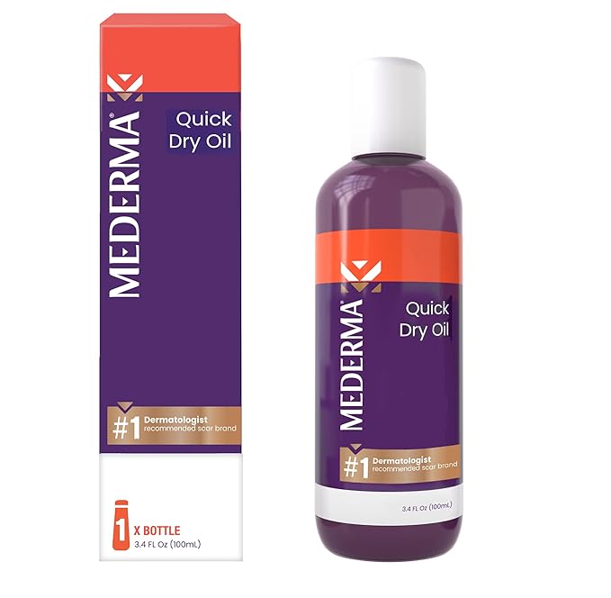 Mederma Scar Oil and Palmer's Stretch Mark Lotion Pregnancy Skin Care Bundle with Cocoa Butter, Shea Butter, Botanical Oils, 3.4oz and 8.5oz