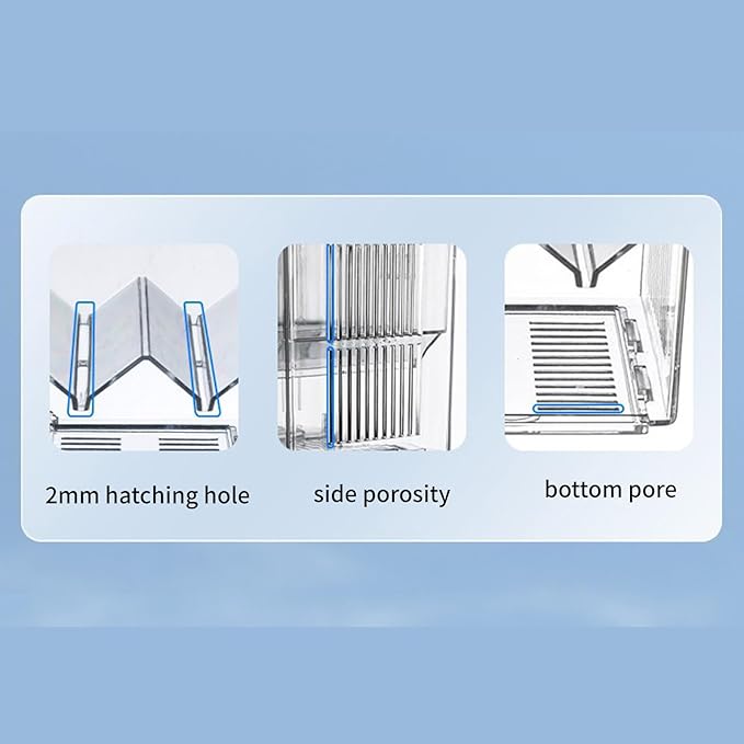 Breeding Tanks for Aquarium Small Fish Isolation Box Hatchery Boxes for Fish Clear Fish Spawning Box Fish Hatchery Box