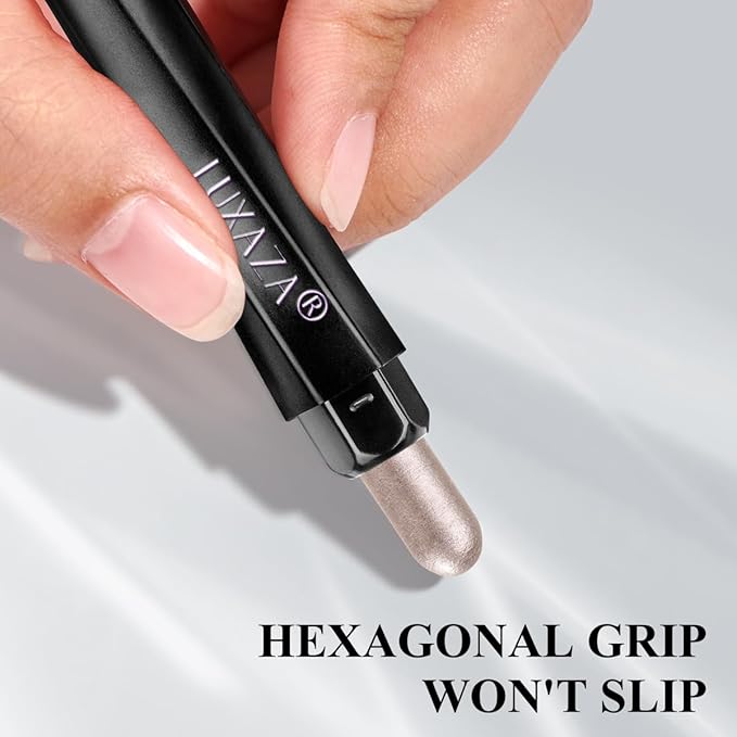 Neutral Eyeshadow Stick Makeup 6PCS Set, Metallic Shimmer Matte Cream Eye Shadow Eyeliner Brightener Pencil Crayon - DESERT WILD