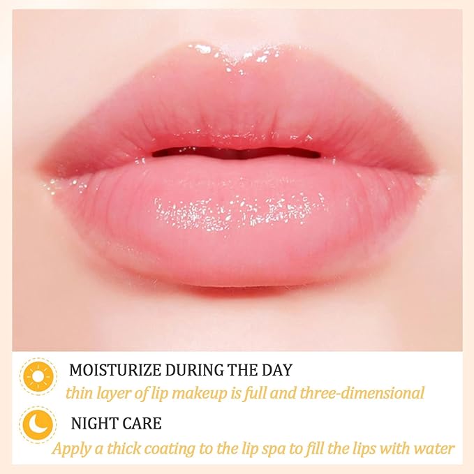 4 PCS Bee Lip Balm Lip Mask Honey Pot, Prevention Lip Dry Set, Strawberry & Watermelon & Apple Lime & Honey Lip Sleeping Mask Propolis Moisturizing Lip Balm, Mothers Day Gifts, Party Favors for Women