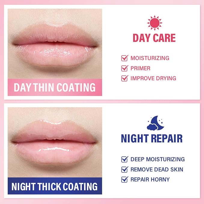 Sleeping lip mask, Nourish & Hydrate Lip Mask With Vitamin C, Antioxidants, Lip Balm, Lip Skin Care, Improve Lip Color, Reduce Lip Lines (2PCS Berry)