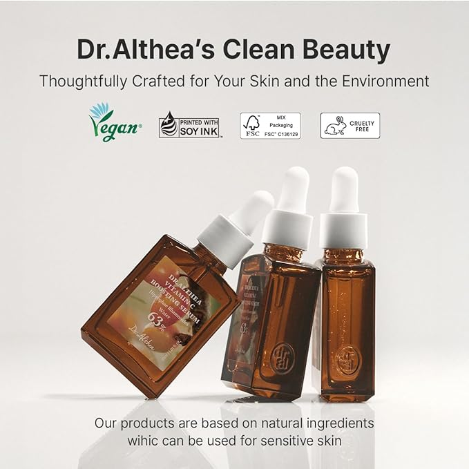 Dr.Althea Vitamin C Boosting Serum | Daily Facial Serum with TRANEXAMIC ACID for All Skin Types | Helps Remove Dark Spots & Uneven Skin Tone | Korean Vegan Skin Care (Vitamin C Boosting RENEWED)