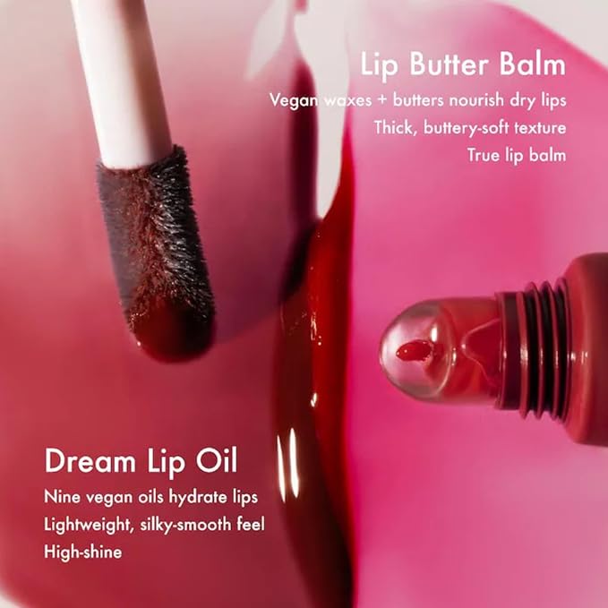 Summer Fridays Dream Lip Oil - Hydrating Tinted Lip Gloss Oil - Non-Sticky Formula with Skincare Benefits for Long-Lasting Softness + Shine - Effortless Beauty Gifts - Midnight Berry (0.15 Oz)
