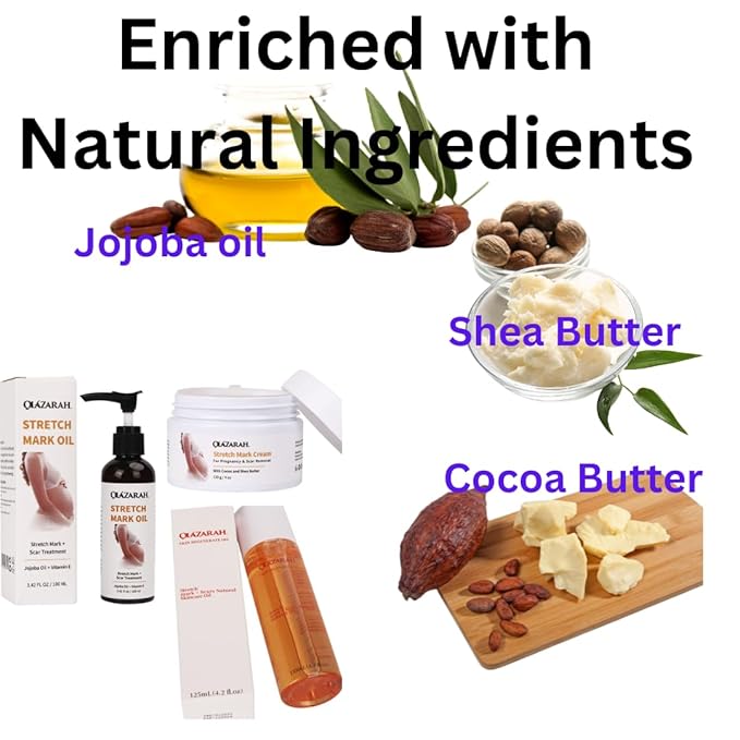 Skin Aglow Regenerate Body Oil Serum – Vit. E Infused(4 Fl.oz), Stretch Mark Oil – Jojoba Oil Infused(3 Fl. oz) , Anti-Stretch Marks Cream(4 Fl. oz) | Hydrating Formula for Firm & Smooth Skin