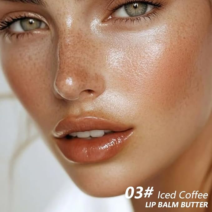 2Pcs Summer Lip Butter Lip Balm, Ultra-Hydrating Natural Vegan Lip Balm, Sheer-Tinted Shine & Hydration, Soothes & Softens Dry Lips Skincare, Bálsamo labial hidratante (#3+4#)
