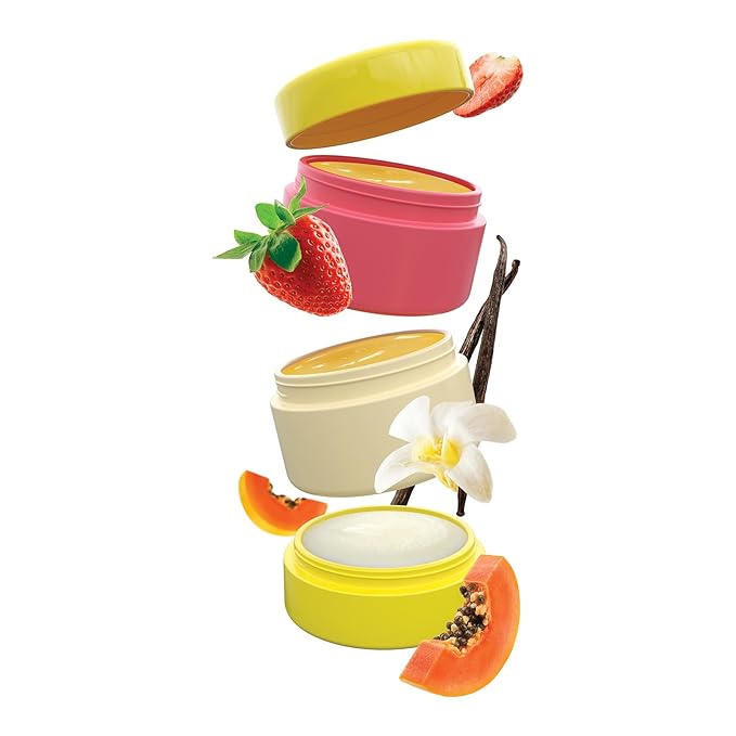 Dr. PawPaw Scrub and Nourish - Vanillaberry - Lip Scrub and Natural Lip Balm Duo - Gluten Free Care to Exfoliate, Moisturize and Nourish - 0.8 oz (Pack of 2)