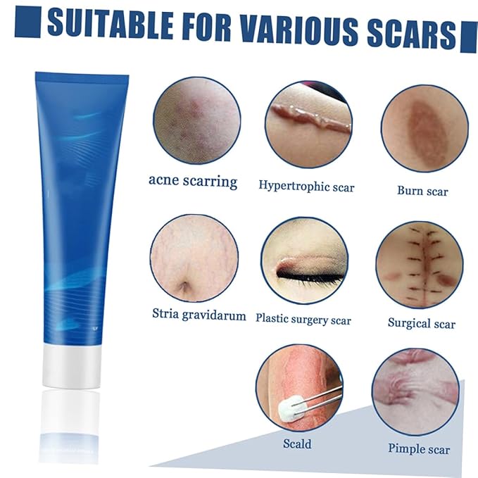2Pcs Scar Repair Creams Skin Care for Burns Stretch Marks Scars Multi Functional Treatment for All Body Areas Cost Practical for Skin Repair