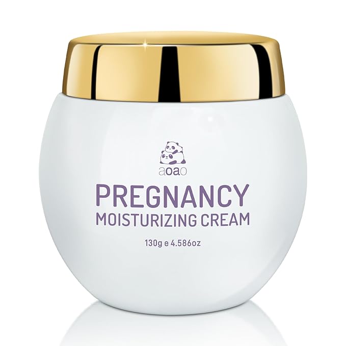 AOAO Healthy Moisturizing Face Cream, Suitable for Daily and Pregnancy Skin Care, Gentle Facial Cream with Shea & Avocado Oil & Oat, Hypoallergenic and Safe for Pregnancy, 4.586 OZ