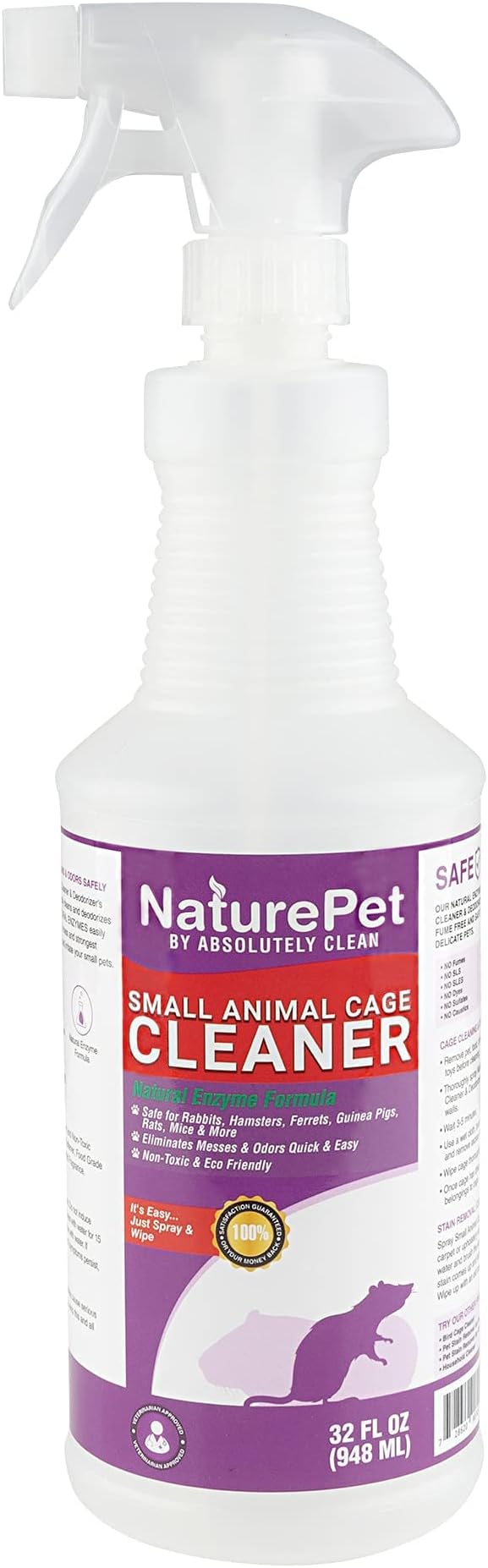Small Animal Cage Cleaner (32oz Spray Bottle (Save 30%))