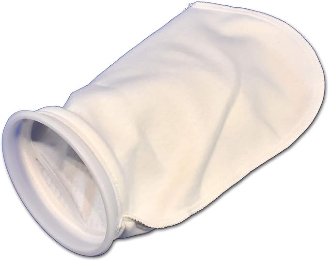 Filter Sock, 200 Micron, 5 Pack, Perfect for Aquariums, Made in USA (7" x 16" - 5 Pack)
