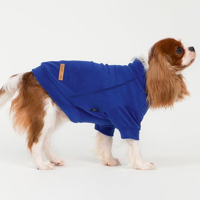 Fitwarm 3 Pack Classic Fleece Dog Sweater, Winter Clothes for Small Dogs Boy Girl, Turtleneck Dog Sweatshirt, Pet Apparel, Orange Red, Royal Blue, Neon Yellow, XXL