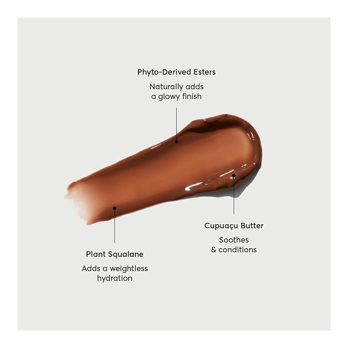Naturium Phyto-Glow Lip Balm, Hydrating Lip Care with a Glossy Finish, 0.34 oz Spice