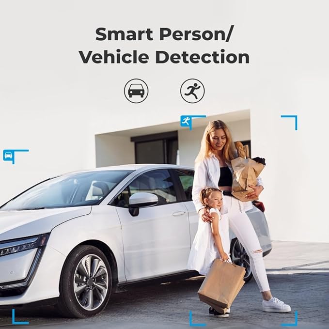 REOLINK Argus PT Lite+SP - 3MP Solar Wireless Camera Security Outdoor, 360° Pan-Tilt, Person/Vehicle Detection, 2.4GHz WiFi Solar Powered Camera for Home Security, No Monthly Fee, Local Storage