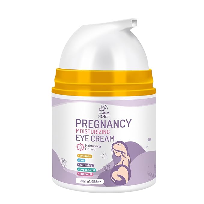 AOAO Plant Formula Hydrating Multi Action Eye Cream, Relieve Wrinkles & Bags, with Collagen and Shea Butter, Pregnancy Eye Care, Healthy and Gentle, 1.058 OZ
