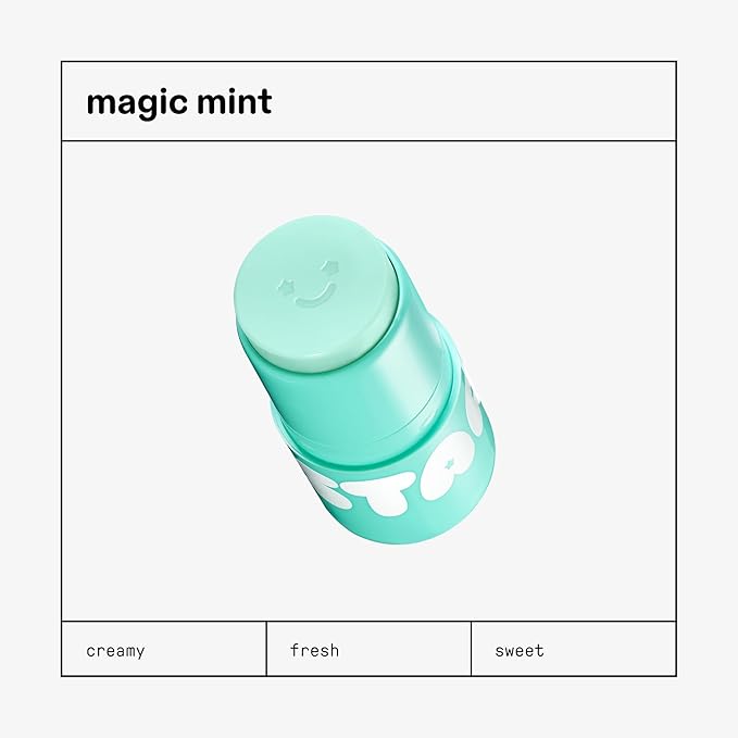 Starface Star Balm Magic Mint, Hydrating Lip Moisturizer with Shea Butter, Cocoa Butter, and Coconut Oil, Creamy Mint Flavor, (0.15 oz - 2 Pack)