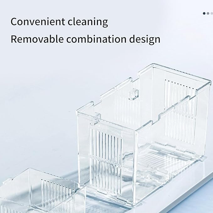 Breeding Tanks for Aquarium Small Fish Isolation Box Hatchery Boxes for Fish Clear Fish Spawning Box Fish Hatchery Box