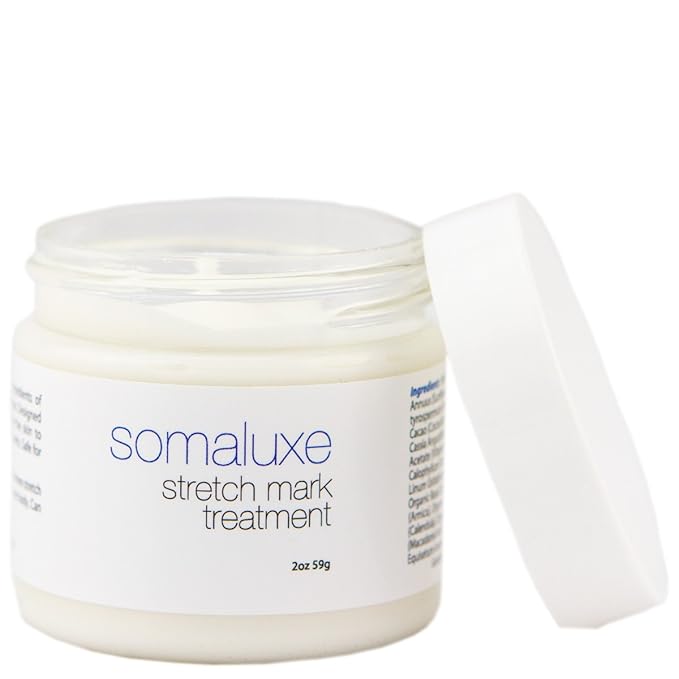 Somaluxe Collagen Stretch Mark Treatment with Hyaluronic Acid, CoQ10 and VItamin E, 2oz