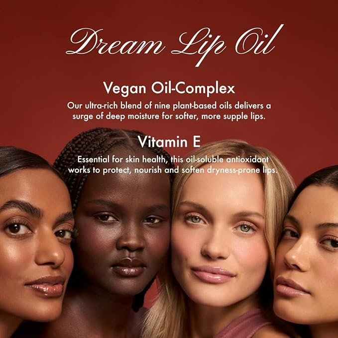 Summer Fridays Dream Lip Oil - Hydrating Tinted Lip Gloss Oil - Non-Sticky Formula with Skincare Benefits for Long-Lasting Softness + Shine - Effortless Beauty Gifts - Bare Sand (0.15 Oz)
