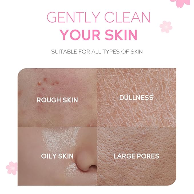 Sakura Skin Care Sets & Kits, Japanese Cherry Blossom Gifts for Teenage Girls, Pamper Sets for Women Gifts, Facial kit Daily Care All In One Set, Travel Kit for Women Teen Girls Mom Birthday, 35PCS