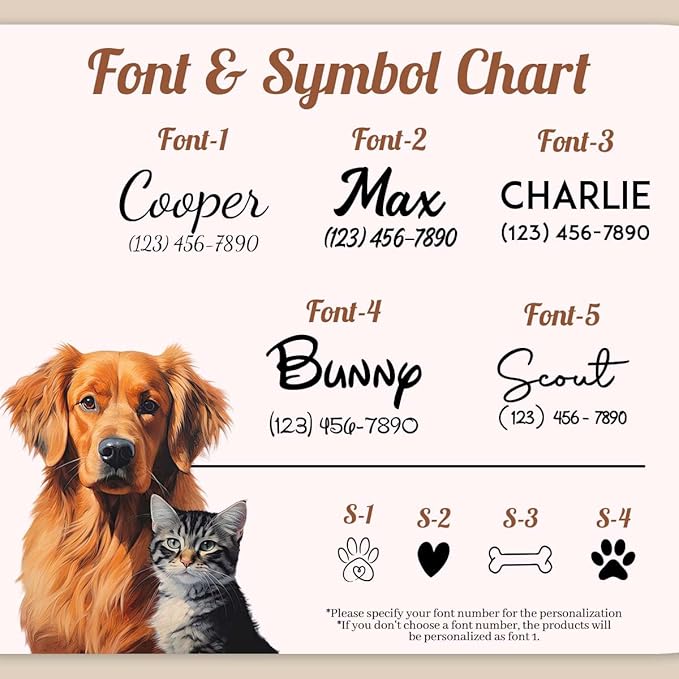 Velvet Harness Set, Gift for Pet Owners, Custom Dog Collar Personalized with Name and Phone Number, Custom Collar and Leash for Dogs, Engraved Metal Buckle Collar (Large)