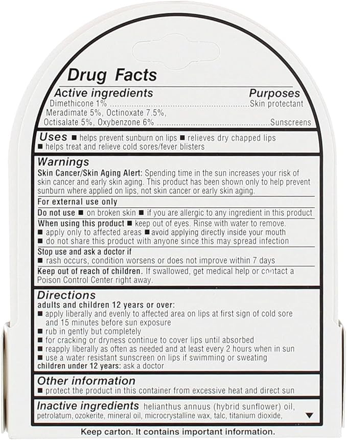 Herpecin L Lip Protectant SPF 30 0.10 oz (Pack of 3)