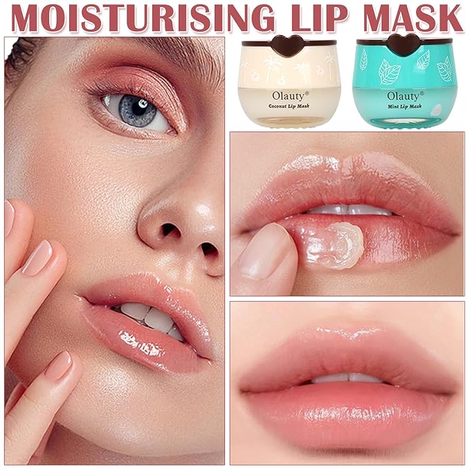 6Pcs Bee Lip Balm Honey Pot, Lip Mask Skincare, Mothers Day Gifts,Party Favors Birthday Gifts for Women, Vitamin E with Propolis Lip Sleeping Mask, Moisturizing Balm Bulk Gifts, Cracked Lip Care