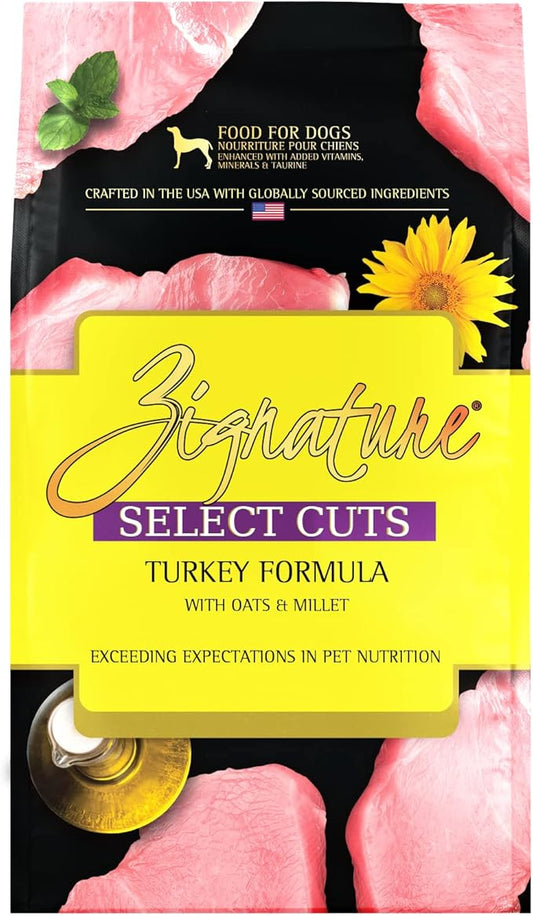 Zignature Select Cuts Turkey Formula Dry Dog Food 12.5lb