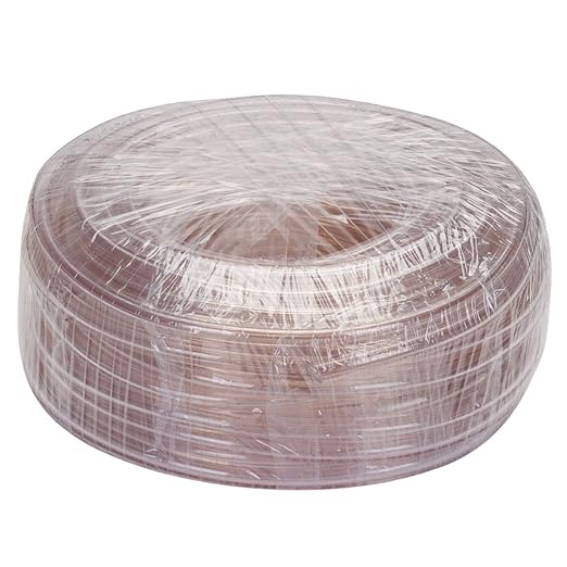 DERNORD PVC Tubing 3/16"ID X 7/16"OD Flexible Clear Vinyl Hose 100 Feet for Food Grade