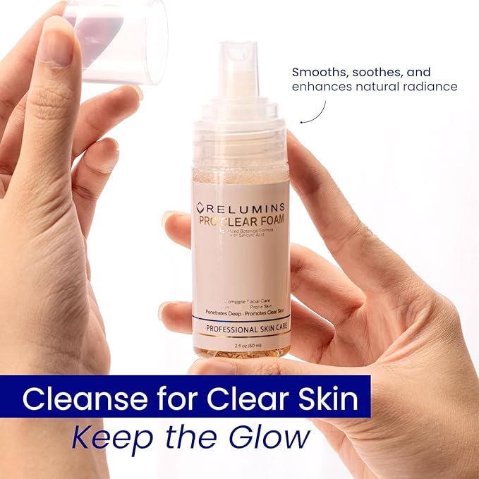 Relumins Clear Skincare Gift Set for Women – 6-Piece Blemish Control Kit, Perfect Pampering Gift for Mother, Sister, Girlfriend – Birthday Beauty Set
