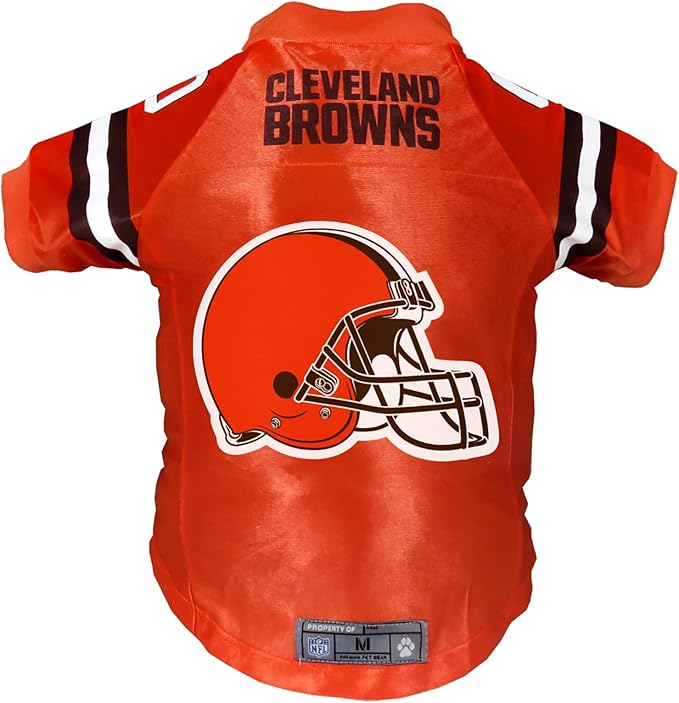 Littlearth NFL Cleveland Browns Premium Pet Jersey, Team Color, X-Small