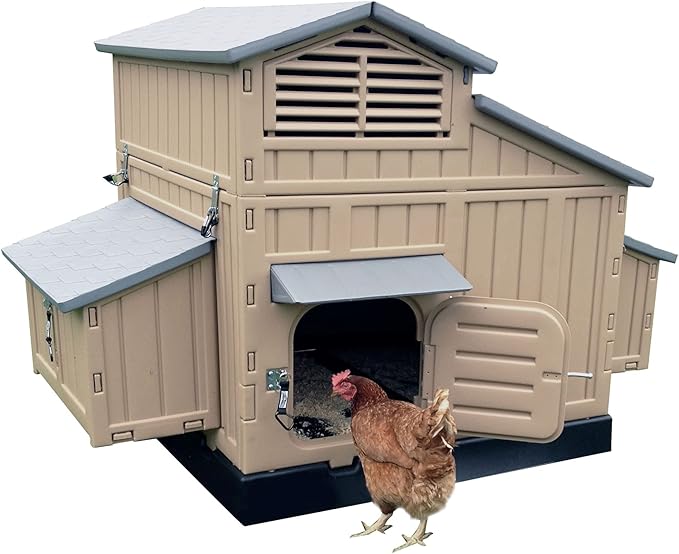 Formex Snap Lock Large Chicken Coop Backyard Hen House 4-6 Large 6-12 Bantams